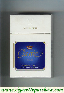 Classic Blue International cigarettes